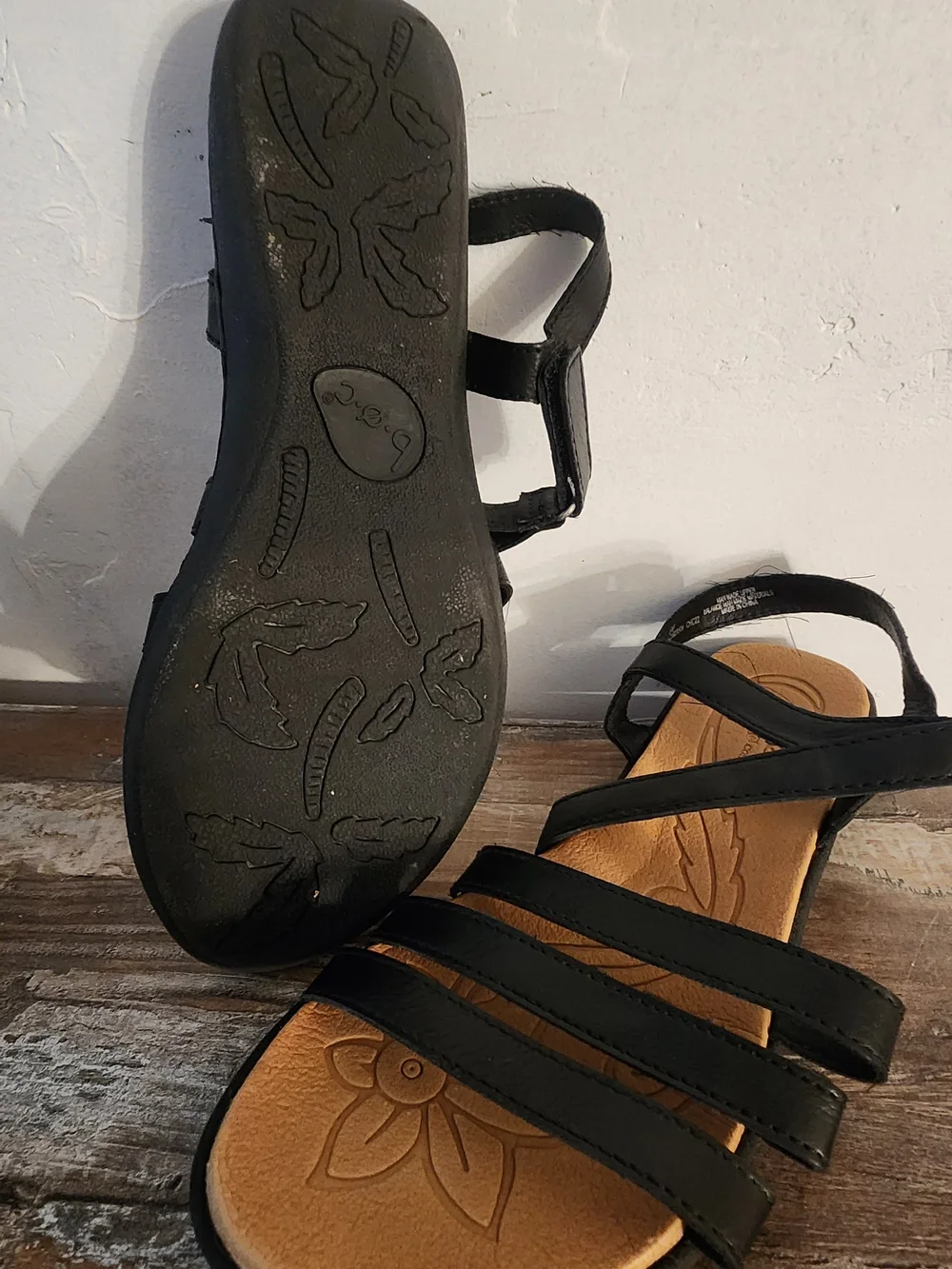 boc Black Strappy Women's Sandals